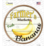 Farmers Market Bananas Novelty Circle Sticker Decal Small