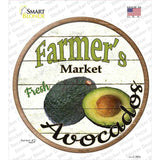 Farmers Market Avocados Novelty Circle Sticker Decal Small