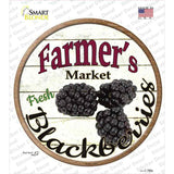 Farmers Market Black Berries Novelty Circle Sticker Decal Small