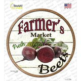 Farmers Market Beets Novelty Circle Sticker Decal Small