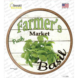 Farmers Market Basil Novelty Circle Sticker Decal Small