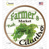 Farmers Market Cilantro Novelty Circle Sticker Decal Small