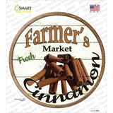 Farmers Market Cinnamon Novelty Circle Sticker Decal Small