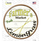 Farmers Market Lemongrass Novelty Circle Sticker Decal Small