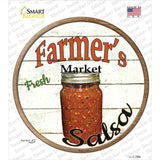 Farmers Market Salsa Novelty Circle Sticker Decal Small