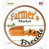 Farmers Market Breads Novelty Circle Sticker Decal Small