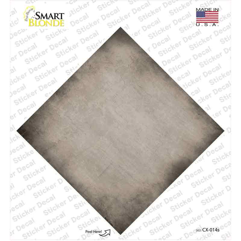 Tan Oil Rubbed Novelty Diamond Sticker Decal