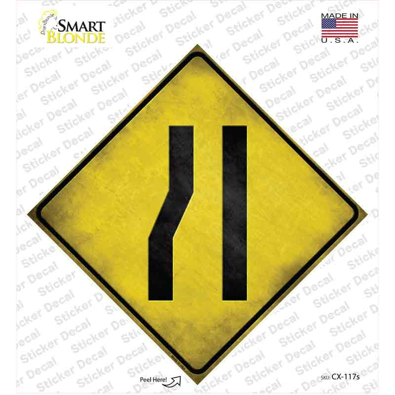 Merge Right Novelty Diamond Sticker Decal