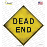 Dead End Textured Novelty Diamond Sticker Decal