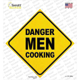 Danger Men Cooking Novelty Diamond Sticker Decal Small