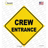 Crew Entrance Novelty Diamond Sticker Decal