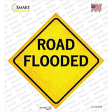 Road Flooded Novelty Diamond Sticker Decal
