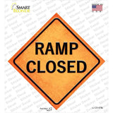 Ramp Closed Novelty Diamond Sticker Decal