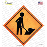 Digger Ahead Novelty Diamond Sticker Decal