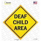 Deaf Child Area Novelty Diamond Sticker Decal