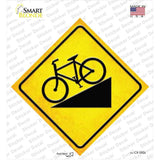 Steep Grade Bike Novelty Diamond Sticker Decal