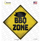 BBQ Zone Pig Novelty Diamond Sticker Decal