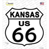 Kansas Route 66 Novelty Highway Shield Sticker Decal