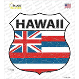 Hawaii Flag Novelty Highway Shield Sticker Decal Small