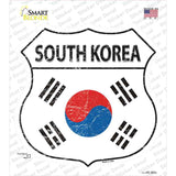 South Korea Flag Novelty Highway Shield Sticker Decal