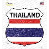 Thailand Flag Novelty Highway Shield Sticker Decal