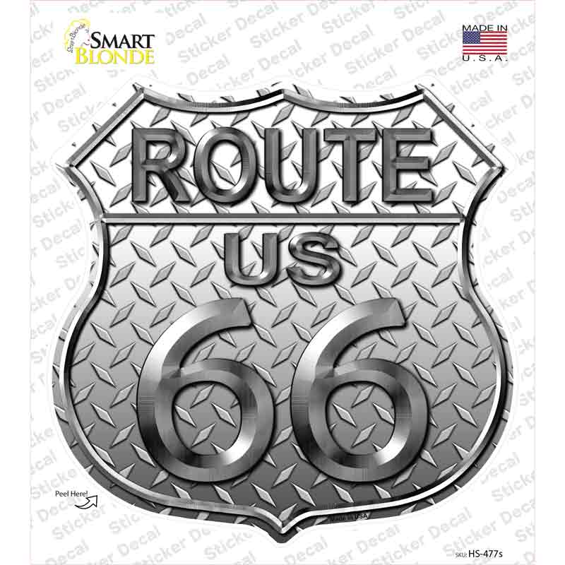 Route 66 Diamond Novelty Highway Shield Sticker Decal Small