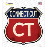 Connecticut Novelty Highway Shield Sticker Decal Small