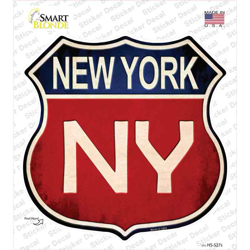 New York Novelty Highway Shield Sticker Decal Small