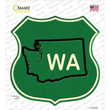 WA Novelty Highway Shield Sticker Decal Small