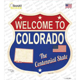 Colorado Established Novelty Highway Shield Sticker Decal Small