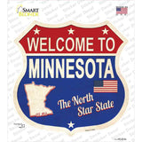 Minnesota Established Novelty Highway Shield Sticker Decal Small