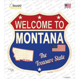 Montana Established Novelty Highway Shield Sticker Decal Small