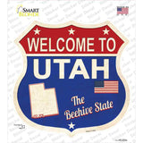 Utah Established Novelty Highway Shield Sticker Decal Small