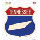 Tennessee Silhouette Novelty Highway Shield Sticker Decal Small