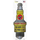 Discount Tuneups Novelty Spark Plug Sticker Decal