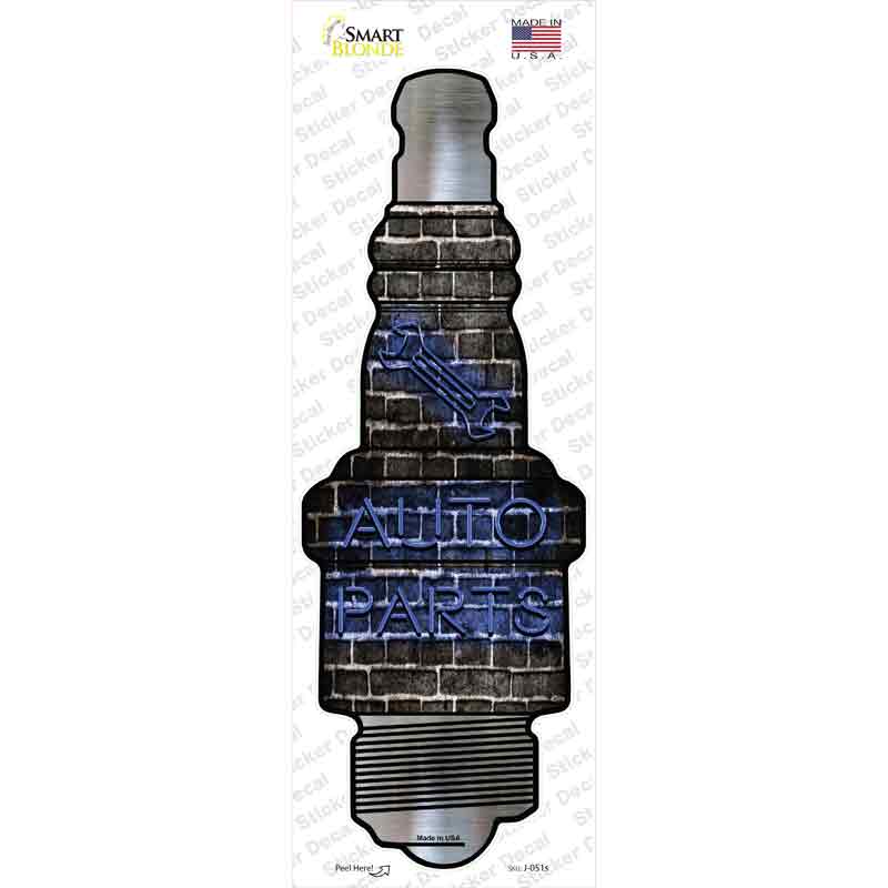 Auto Parts Novelty Spark Plug Sticker Decal