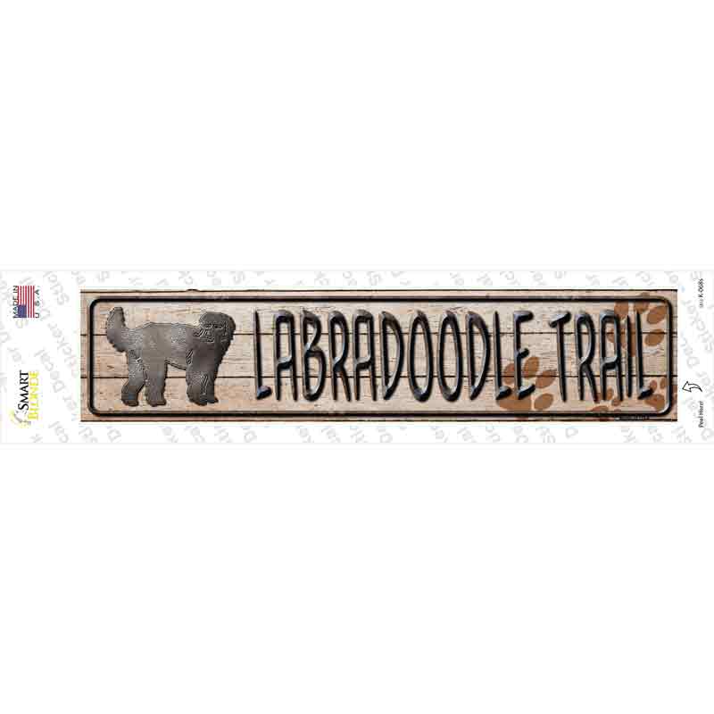 Labra Trail Novelty Narrow Sticker Decal | Smart Blonde