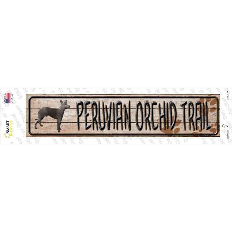 Peruvian Orchid Trail Novelty Narrow Sticker Decal Small