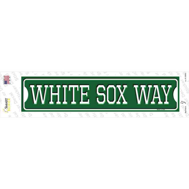 White Sox Way Novelty Narrow Sticker Decal Small