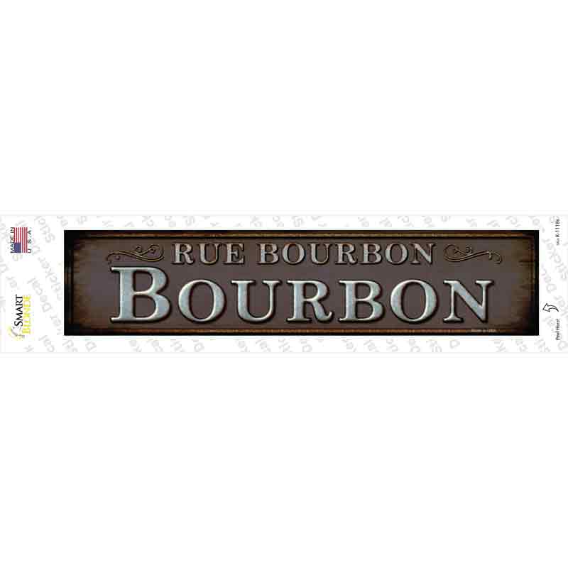 Rue Bourbon Novelty Narrow Sticker Decal