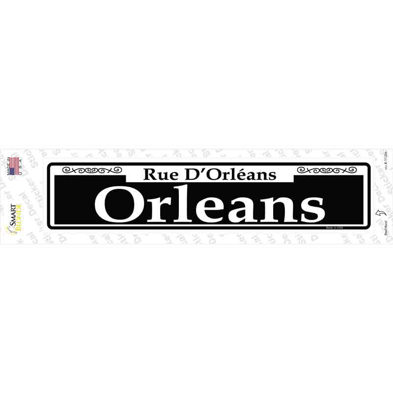 Orleans Novelty Narrow Sticker Decal