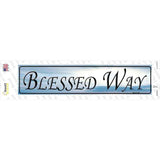 Blessed Way Novelty Narrow Sticker Decal