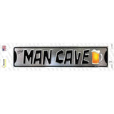 The Man Cave Novelty Narrow Sticker Decal Small