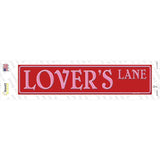 Lovers Lane Novelty Narrow Sticker Decal