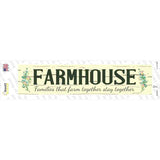 Farmhouse Novelty Narrow Sticker Decal