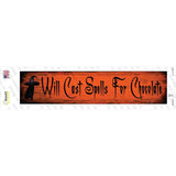Spells For Chocolate Novelty Narrow Sticker Decal