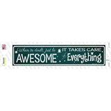 When In Doubt Novelty Narrow Sticker Decal