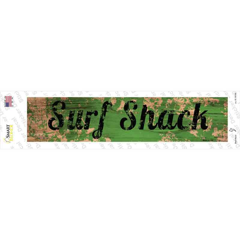 Surf Shack Novelty Narrow Sticker Decal Small