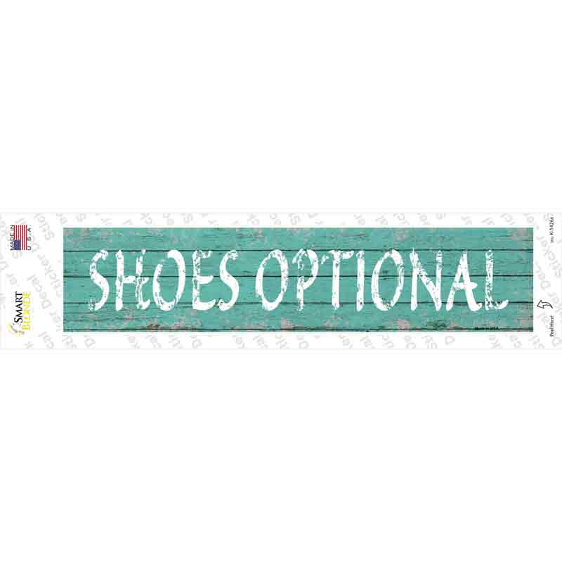 Shoes Optional Novelty Narrow Sticker Decal Small