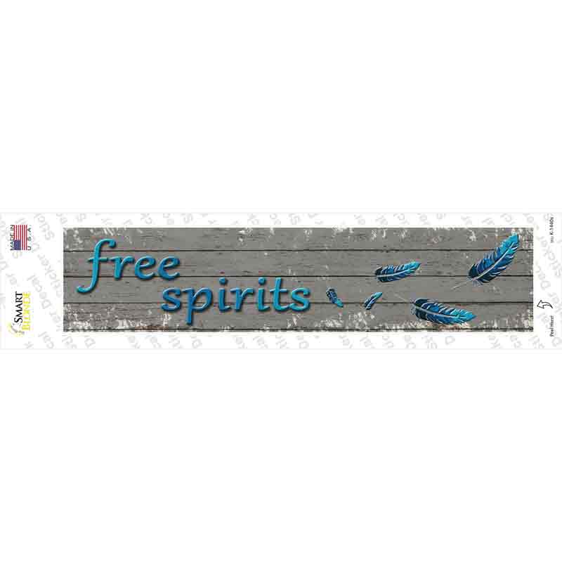 Free Spirits Novelty Narrow Sticker Decal